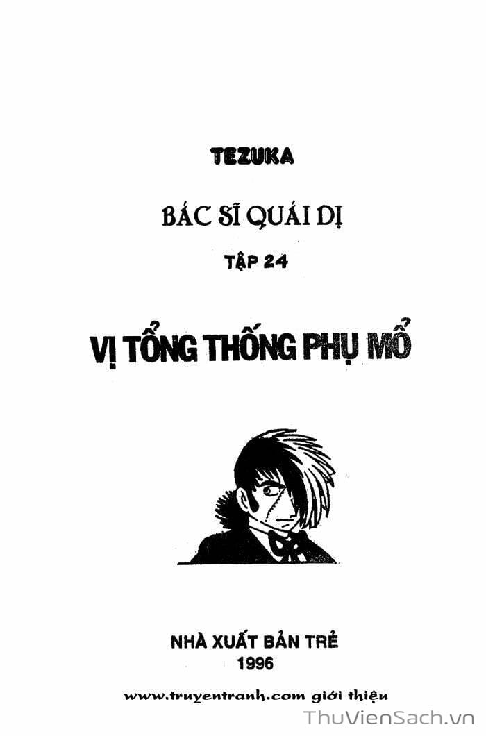 Truyện Tranh Bác Sĩ Quái Dị - Black Jack trang 1741