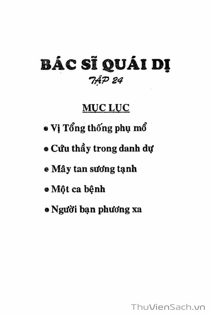 Truyện Tranh Bác Sĩ Quái Dị - Black Jack trang 1742