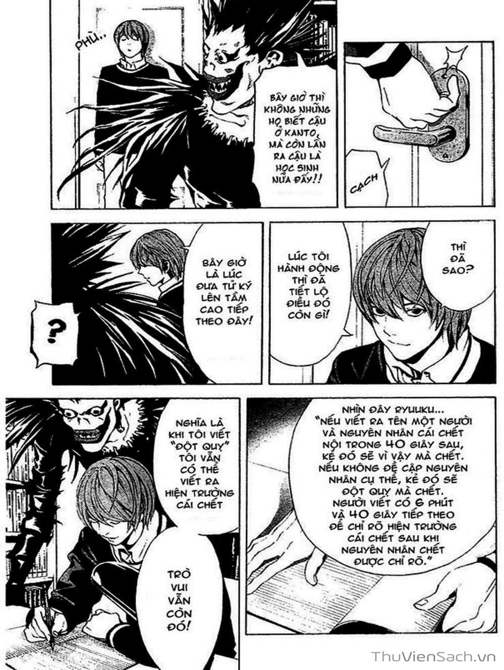 Truyện Tranh Cuốn Sổ Thiên Mệnh - Death Note trang 108