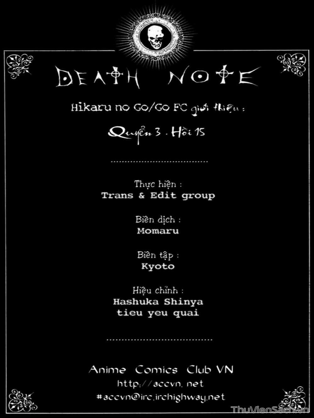 Truyện Tranh Cuốn Sổ Thiên Mệnh - Death Note trang 338