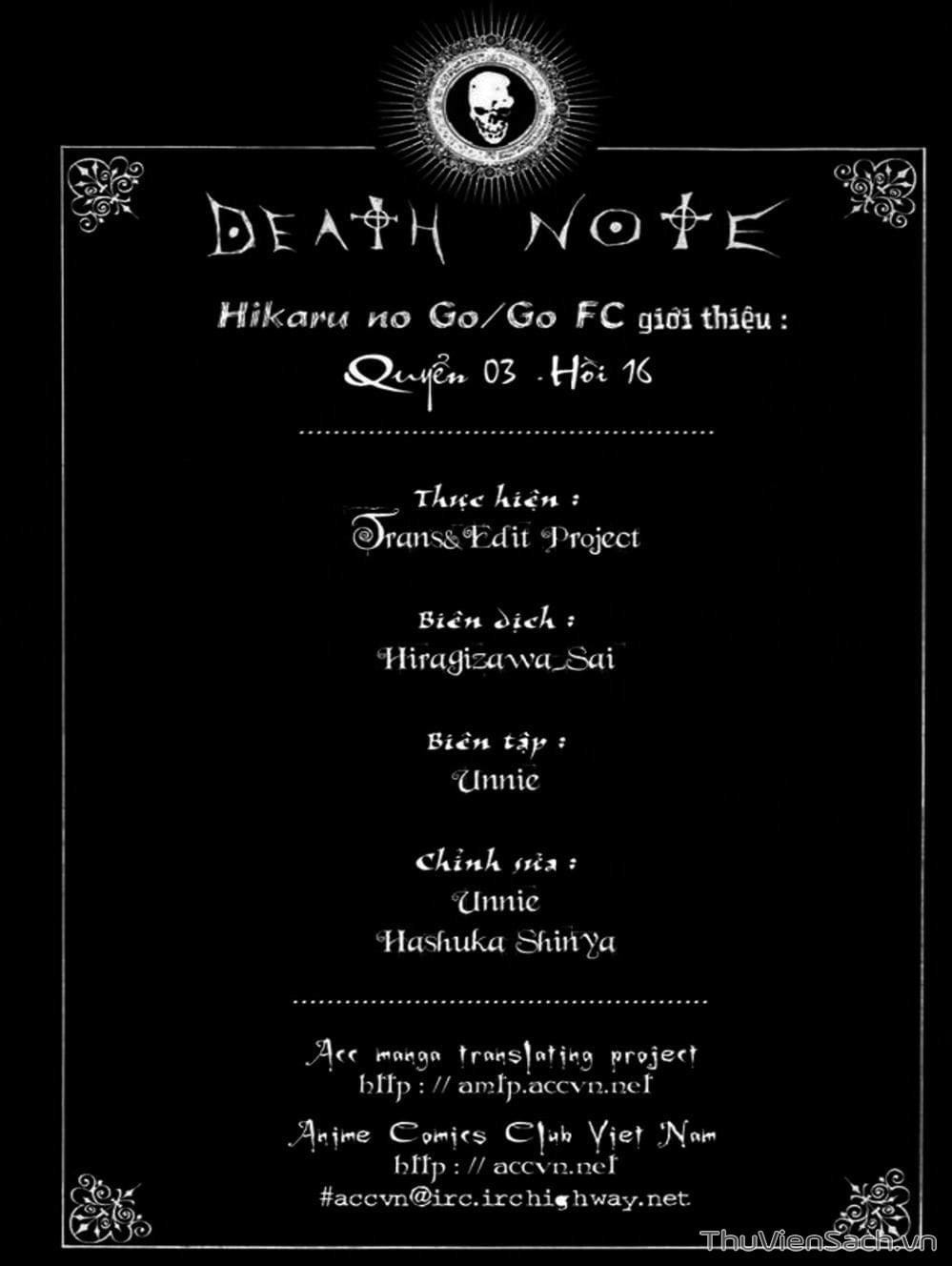 Truyện Tranh Cuốn Sổ Thiên Mệnh - Death Note trang 360