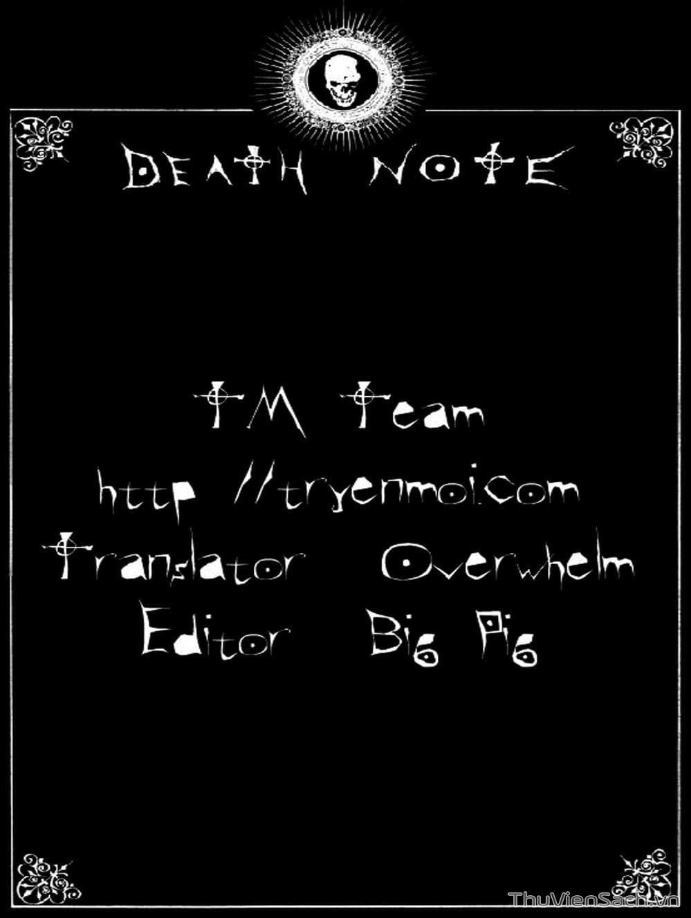 Truyện Tranh Cuốn Sổ Thiên Mệnh - Death Note trang 1193