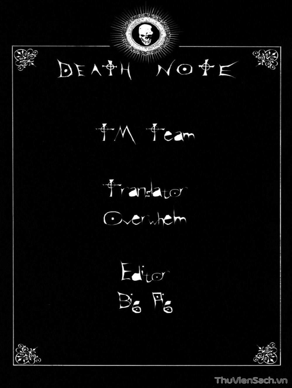 Truyện Tranh Cuốn Sổ Thiên Mệnh - Death Note trang 1462