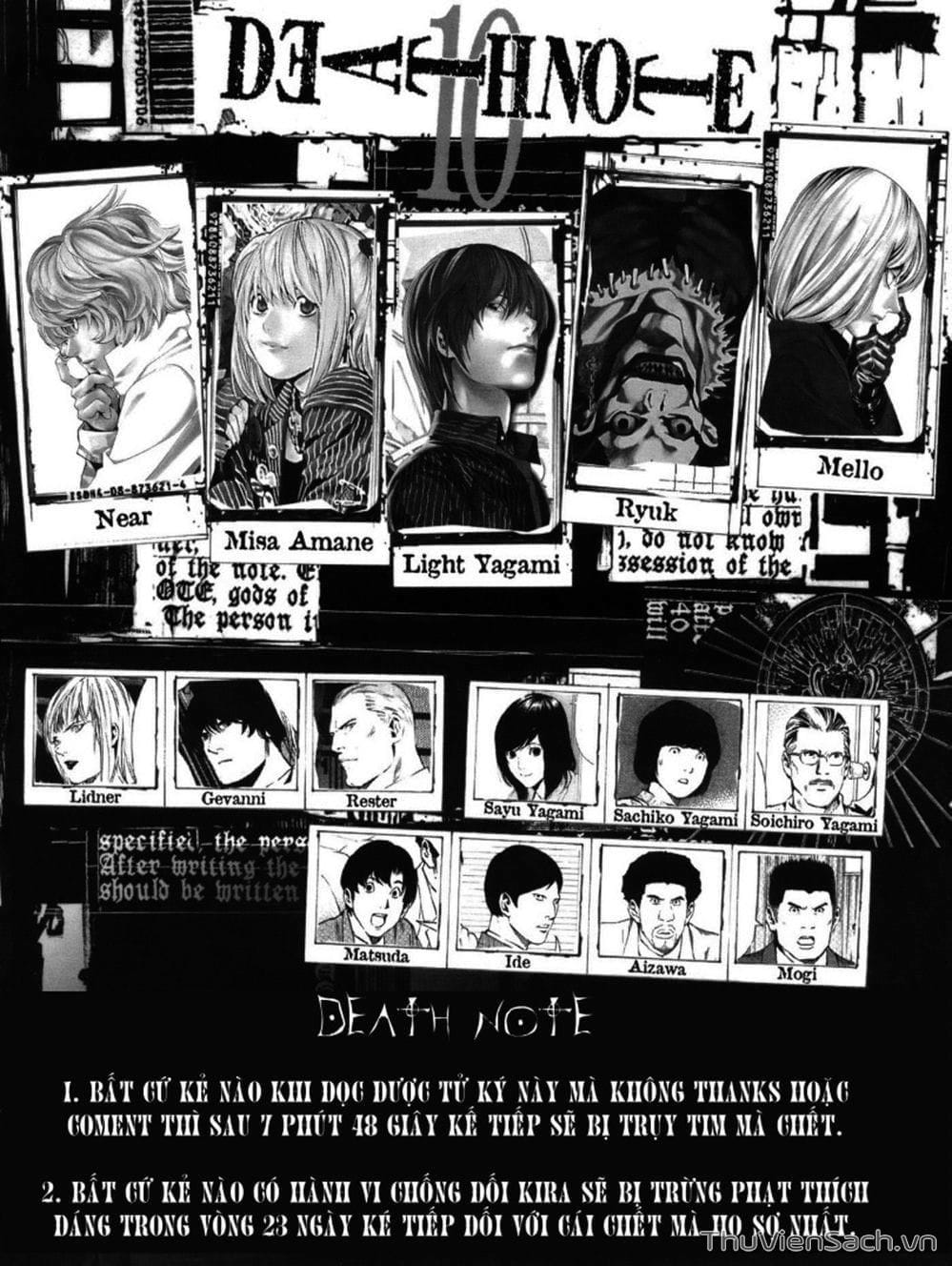 Truyện Tranh Cuốn Sổ Thiên Mệnh - Death Note trang 1799