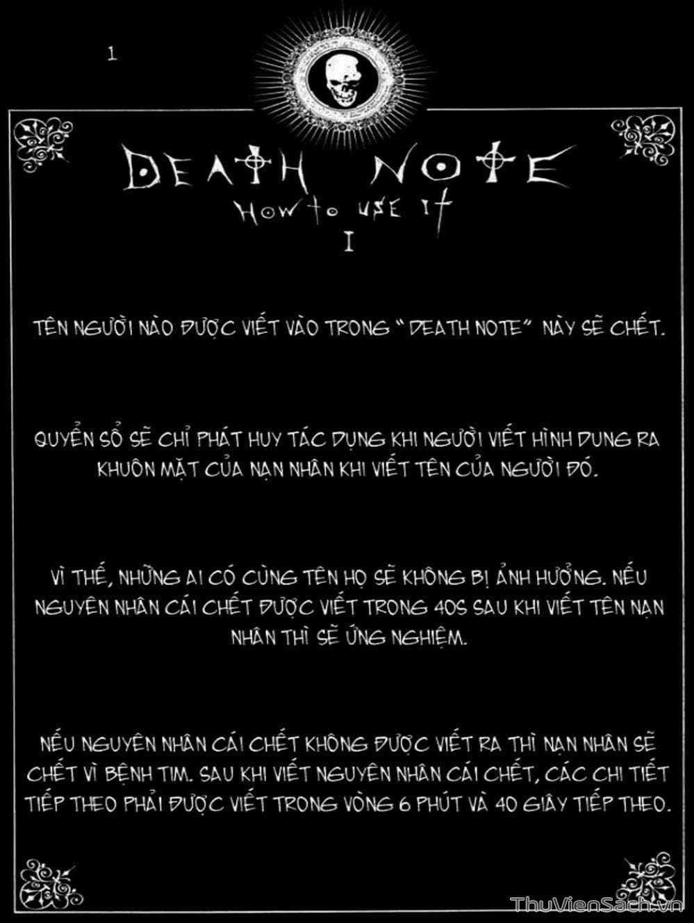 Truyện Tranh Cuốn Sổ Thiên Mệnh - Death Note trang 2427