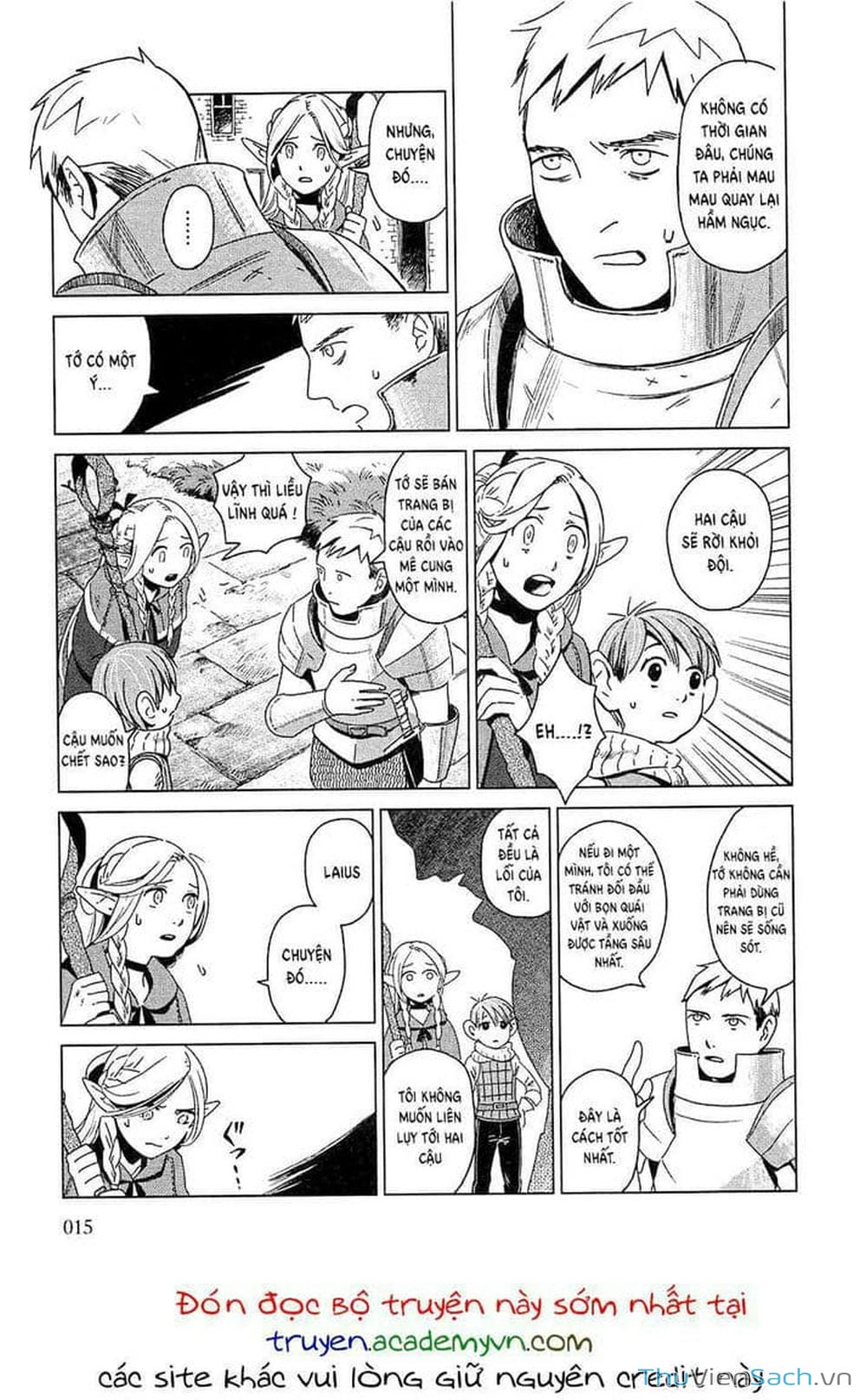 Truyện Tranh Mỹ Vị Hầm Ngục - Dungeon Meshi trang 15