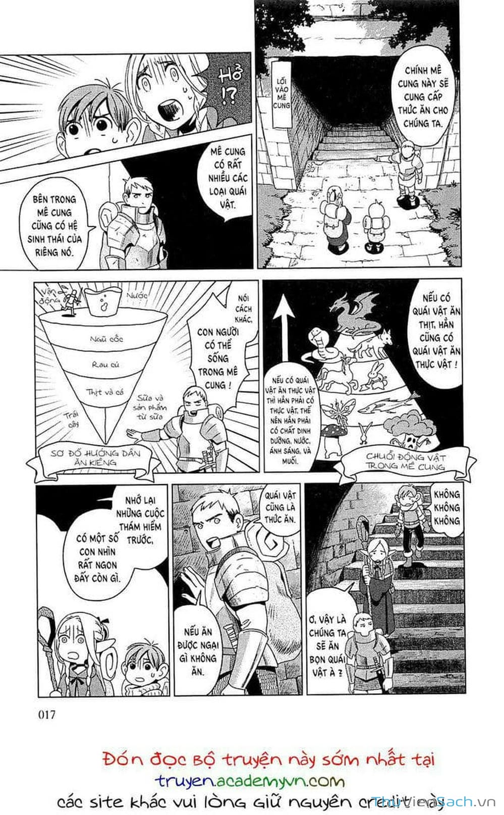 Truyện Tranh Mỹ Vị Hầm Ngục - Dungeon Meshi trang 17