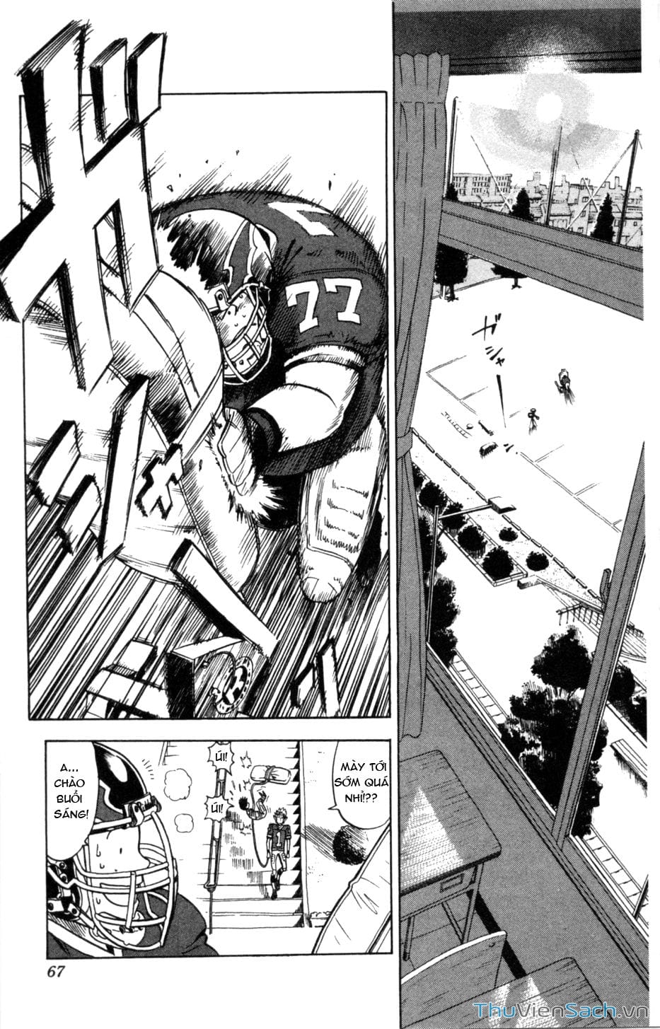 Truyện Tranh Lá Chắn Mắt - Eyeshield 21 trang 70