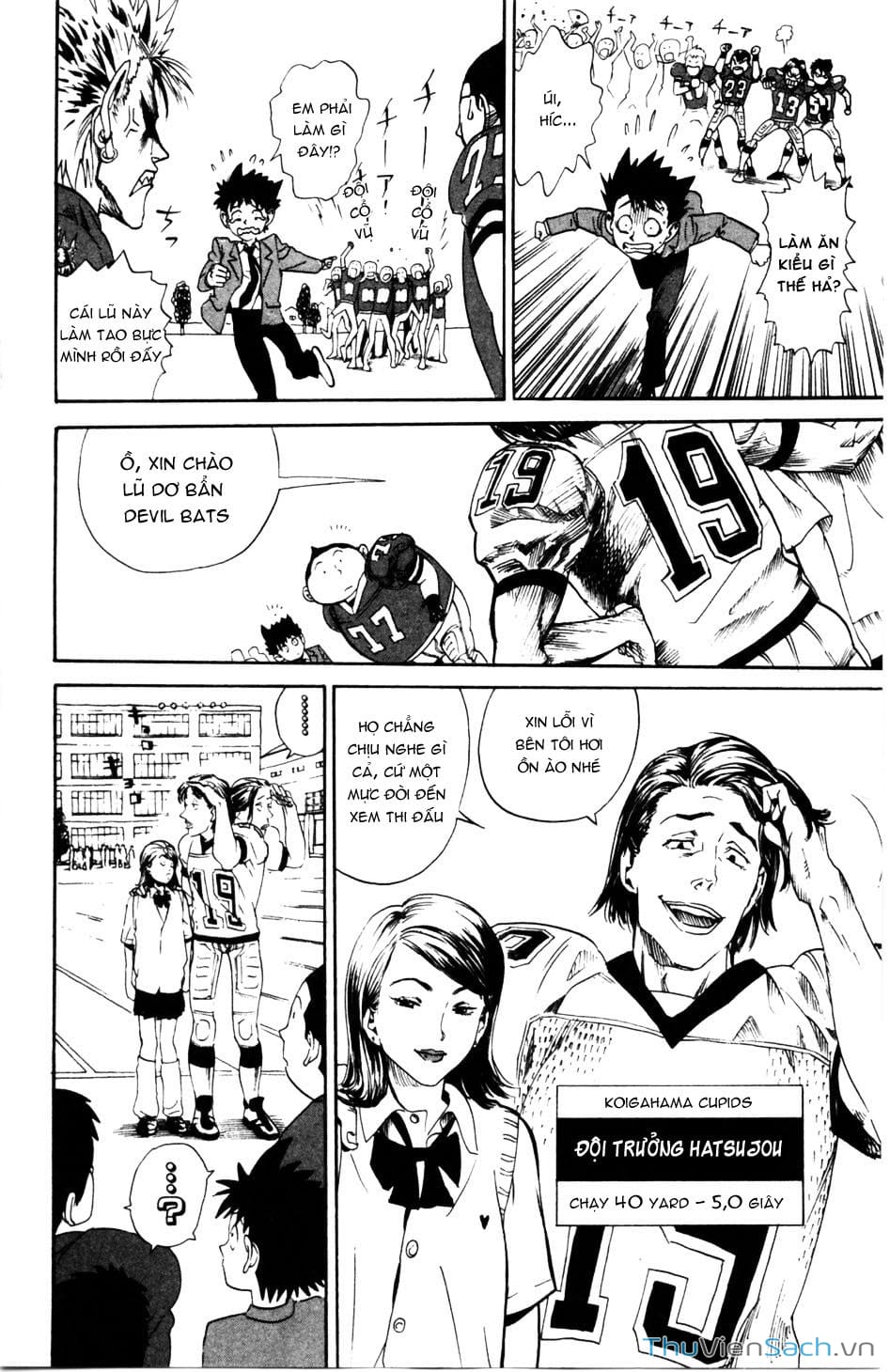 Truyện Tranh Lá Chắn Mắt - Eyeshield 21 trang 121