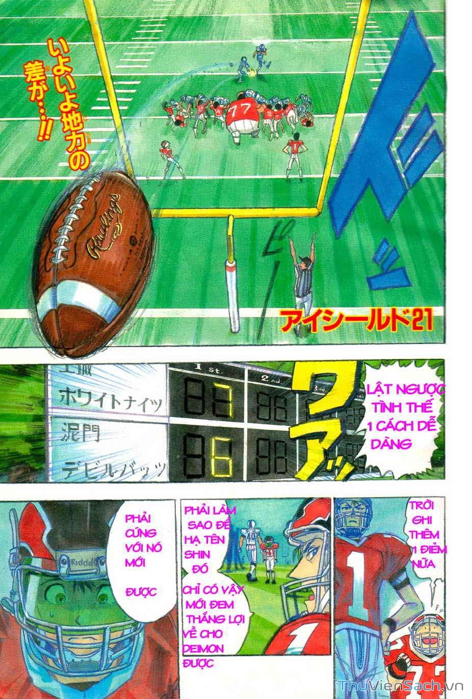 Truyện Tranh Lá Chắn Mắt - Eyeshield 21 trang 318