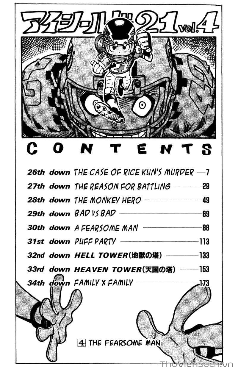 Truyện Tranh Lá Chắn Mắt - Eyeshield 21 trang 495