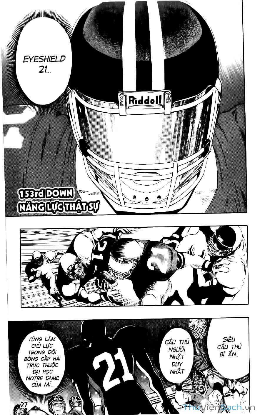 Truyện Tranh Lá Chắn Mắt - Eyeshield 21 trang 3050