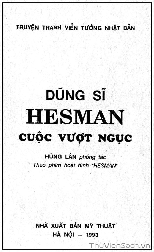 Truyện Tranh Dũng Sĩ Hesman trang 1