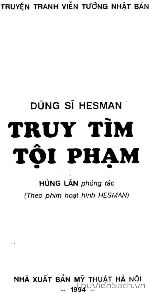 Truyện Tranh Dũng Sĩ Hesman trang 1534