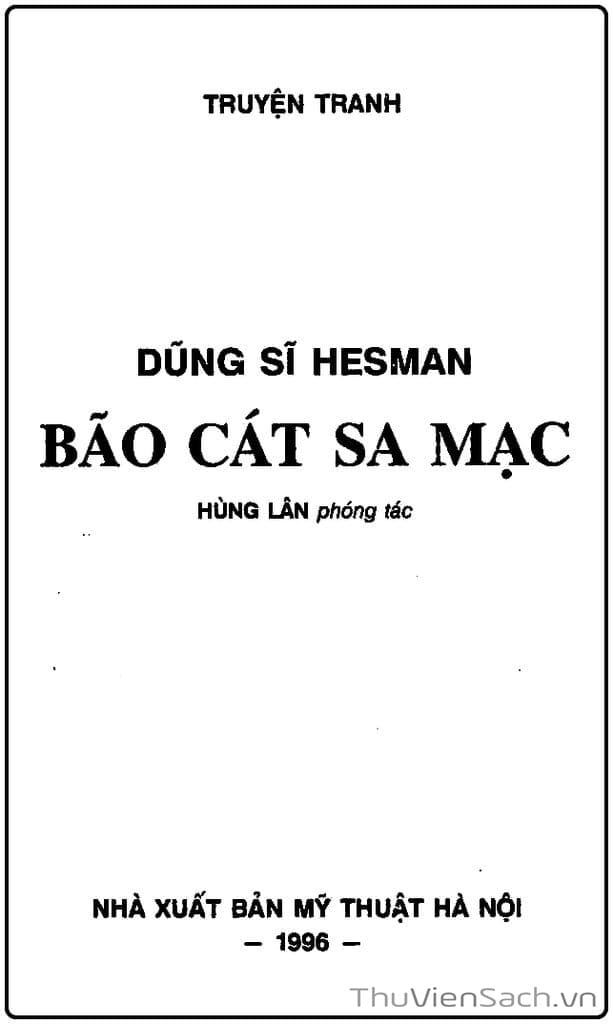 Truyện Tranh Dũng Sĩ Hesman trang 8704