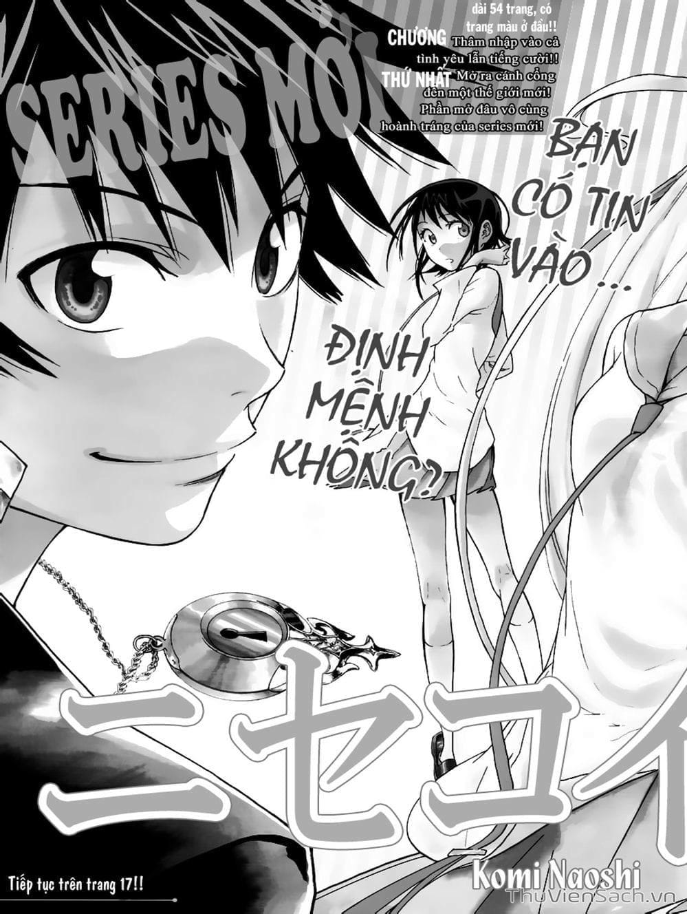 Truyện Tranh Tình Yêu Giả Tạo - Nisekoi trang 3