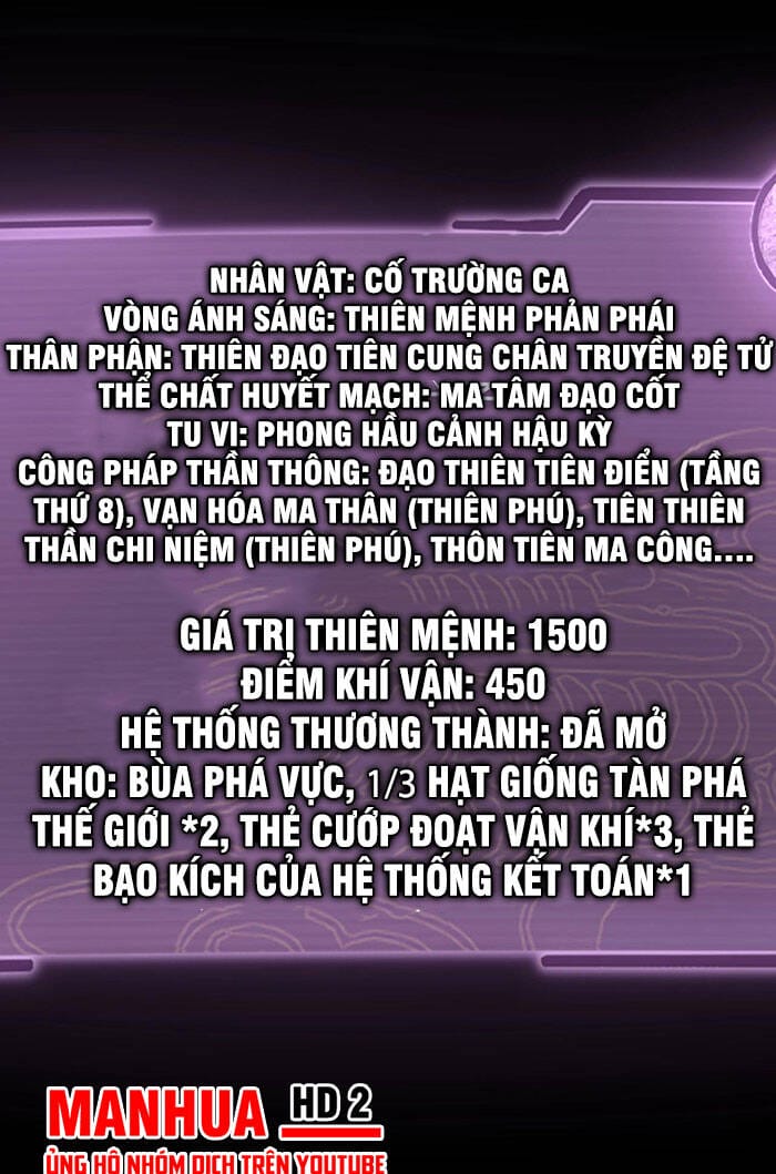 Truyện Tranh Ta Trời Sinh Đã Là Nhân Vật Phản Diện trang 1042