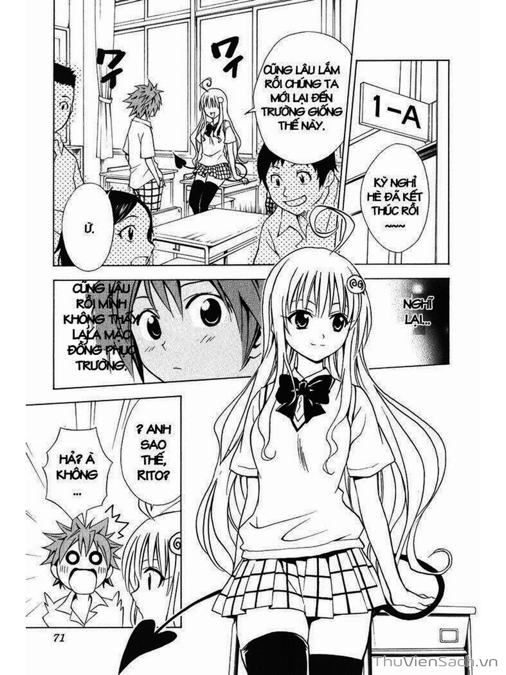 Truyện Tranh Bóng Tối Hoàng Kim - To Love Ru Darkness trang 455