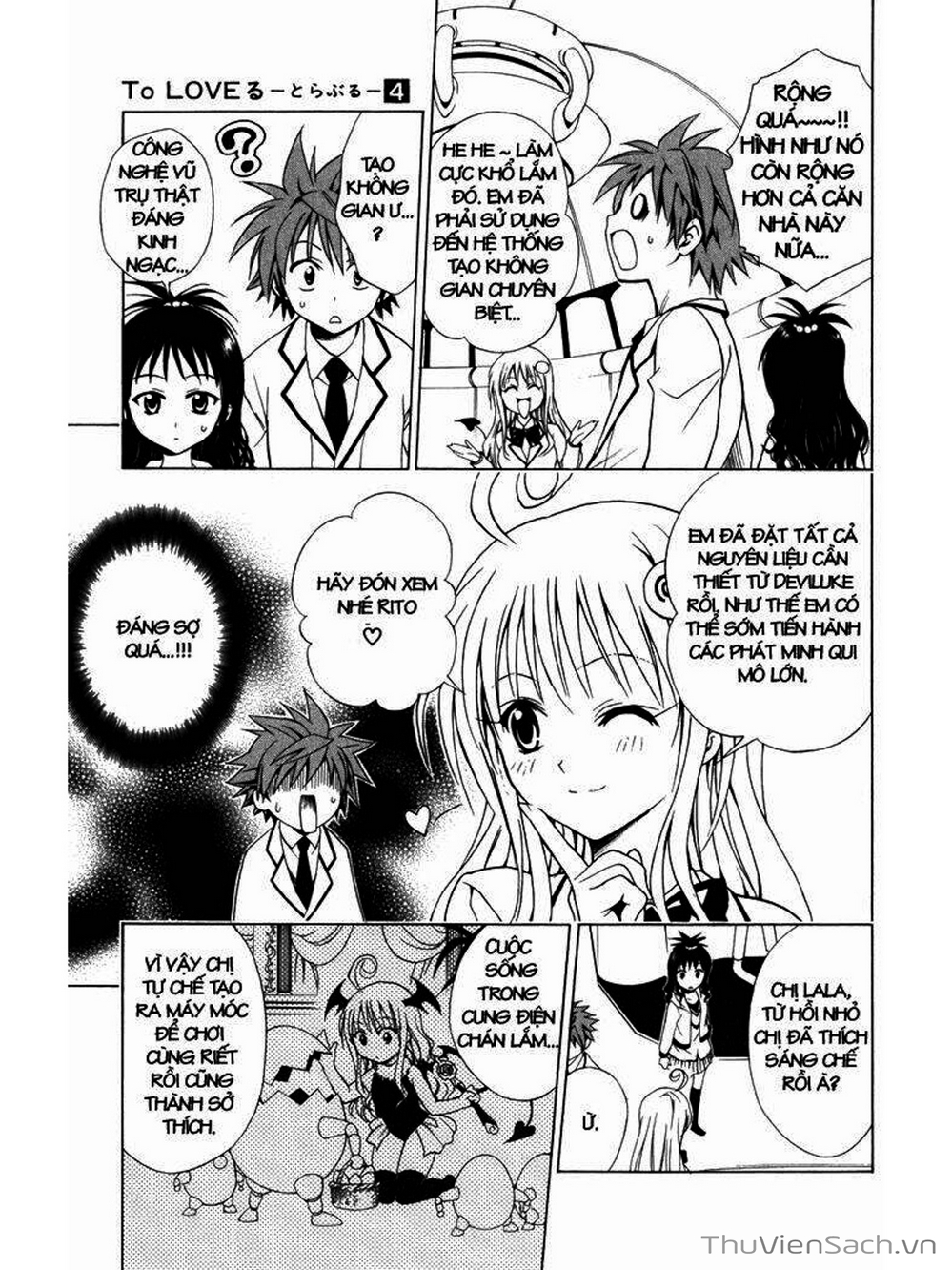 Truyện Tranh Bóng Tối Hoàng Kim - To Love Ru Darkness trang 616