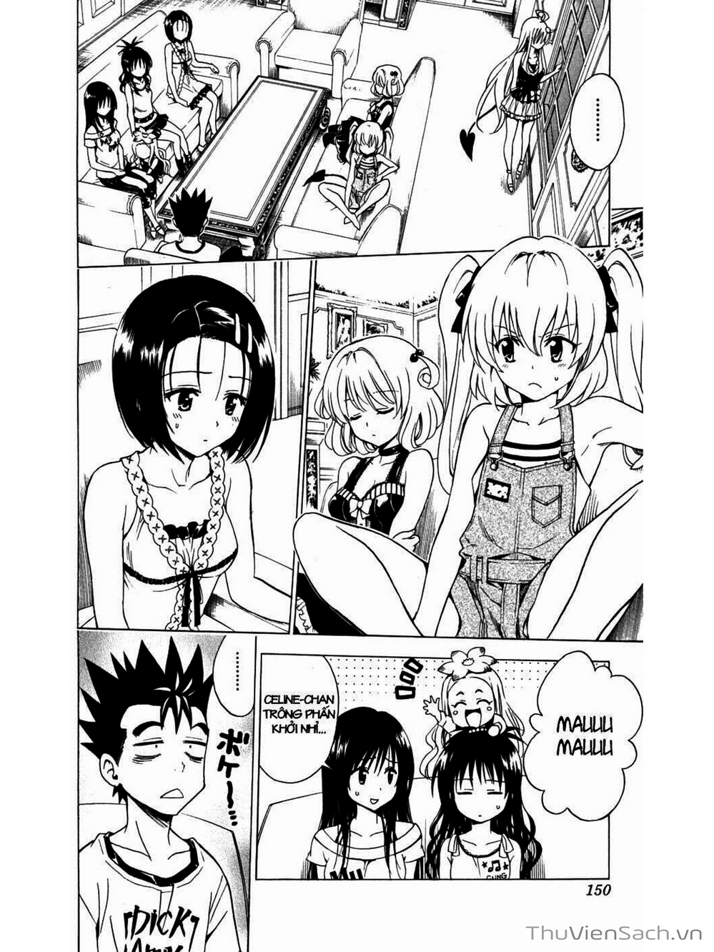 Truyện Tranh Bóng Tối Hoàng Kim - To Love Ru Darkness trang 3196