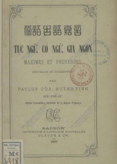 Tục Ngữ, Cổ Ngữ, Gia Ngôn